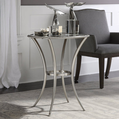 Uttermost Sherise Beaded Metal Accent Table 24760