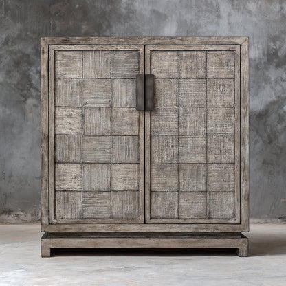 Uttermost Hamadi Distressed Gray 2 Door Cabinet 25444