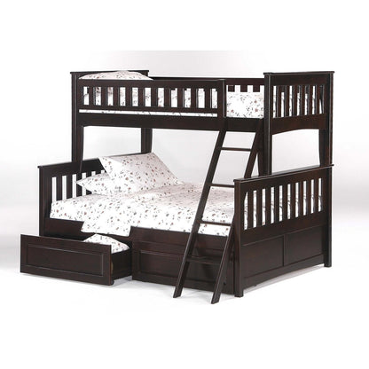 Night and Day Furniture Spices Ginger Twin/Full Bunk Bed - PBTF-GIN-CH-COM