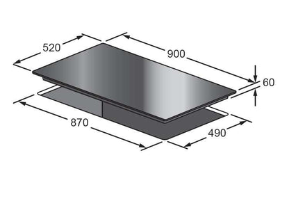 Kleenmaid ICT9030 90cm Induction Cooktop