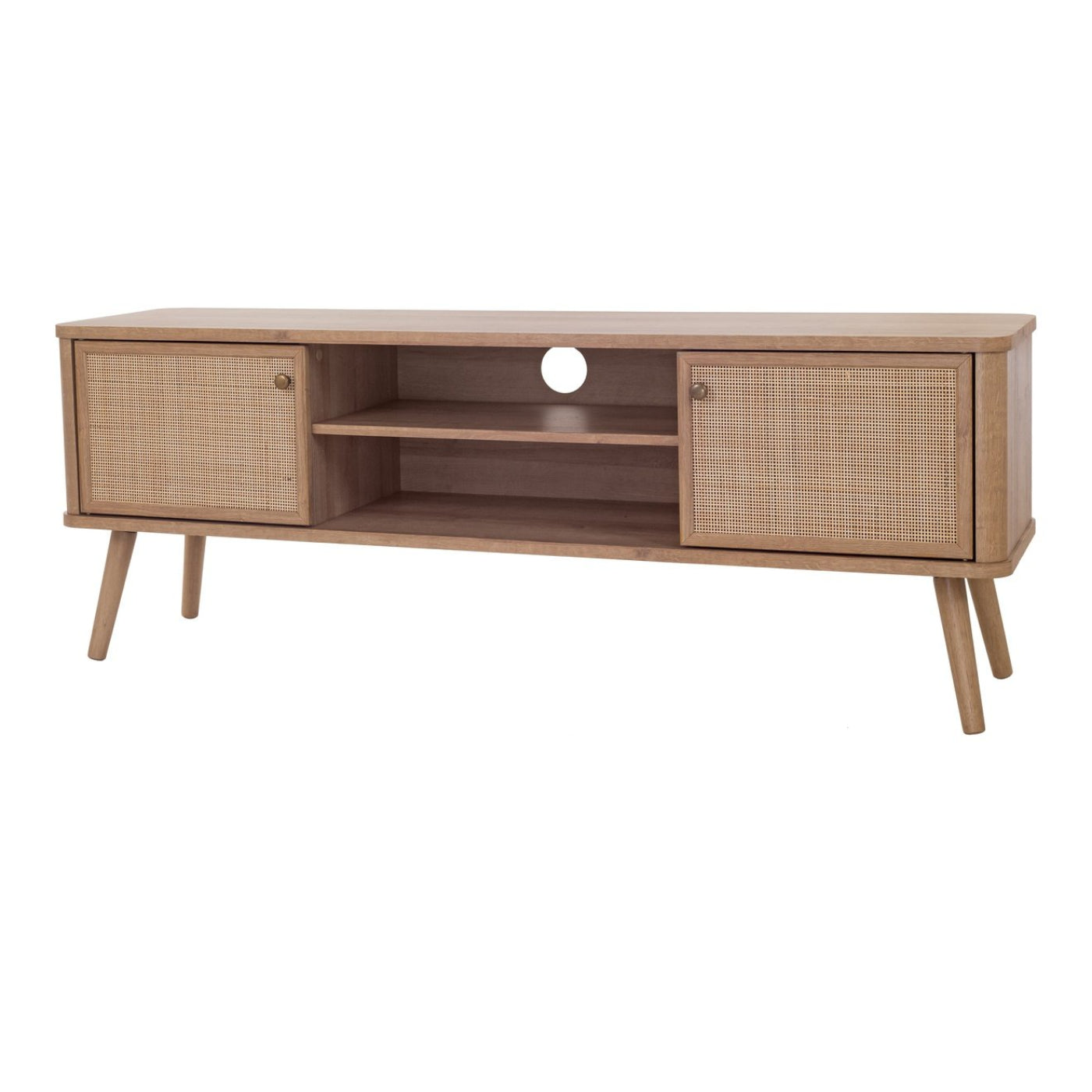 New Pacific Direct Thelma KD 59.5" Rattan TV Stand  - 1340015