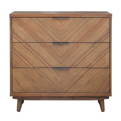New Pacific Direct Piero Chevron Chest 3 Drawers  - 7800047