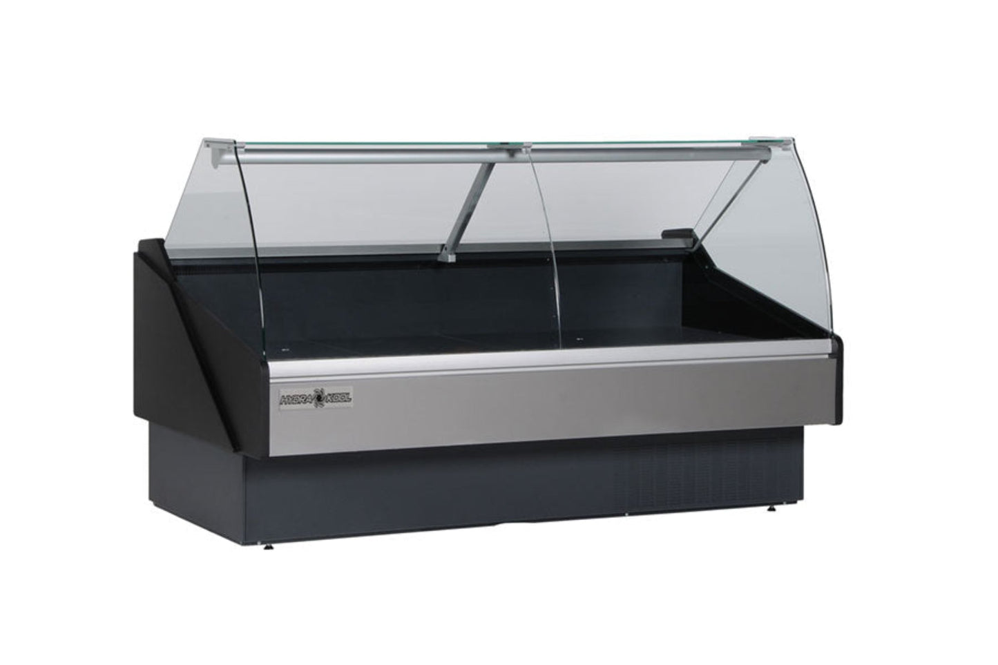 Hydra-Kool  | 60" Wide Self Contained Curved Glass Seafood Display Case - KFM-SC-60-S