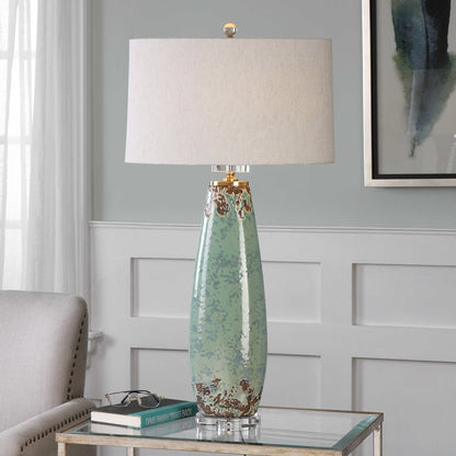Uttermost Rovasenda Mint Green Table Lamp 27157-1