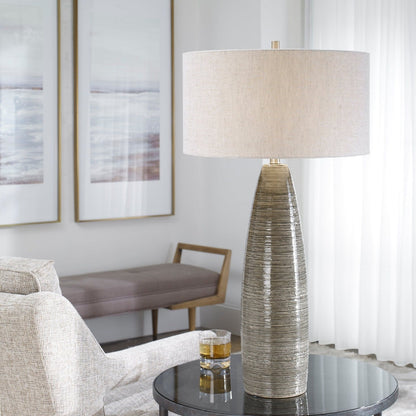 Uttermost Cosmo Charcoal Table Lamp 28280