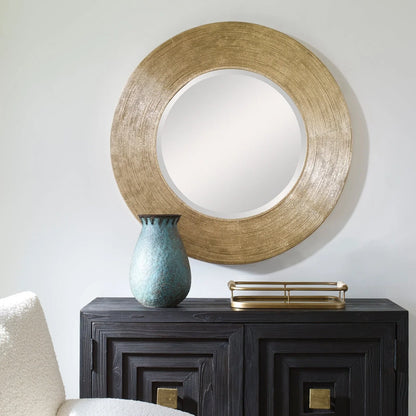 Uttermost Archer Gold Wire Round Mirror 09801