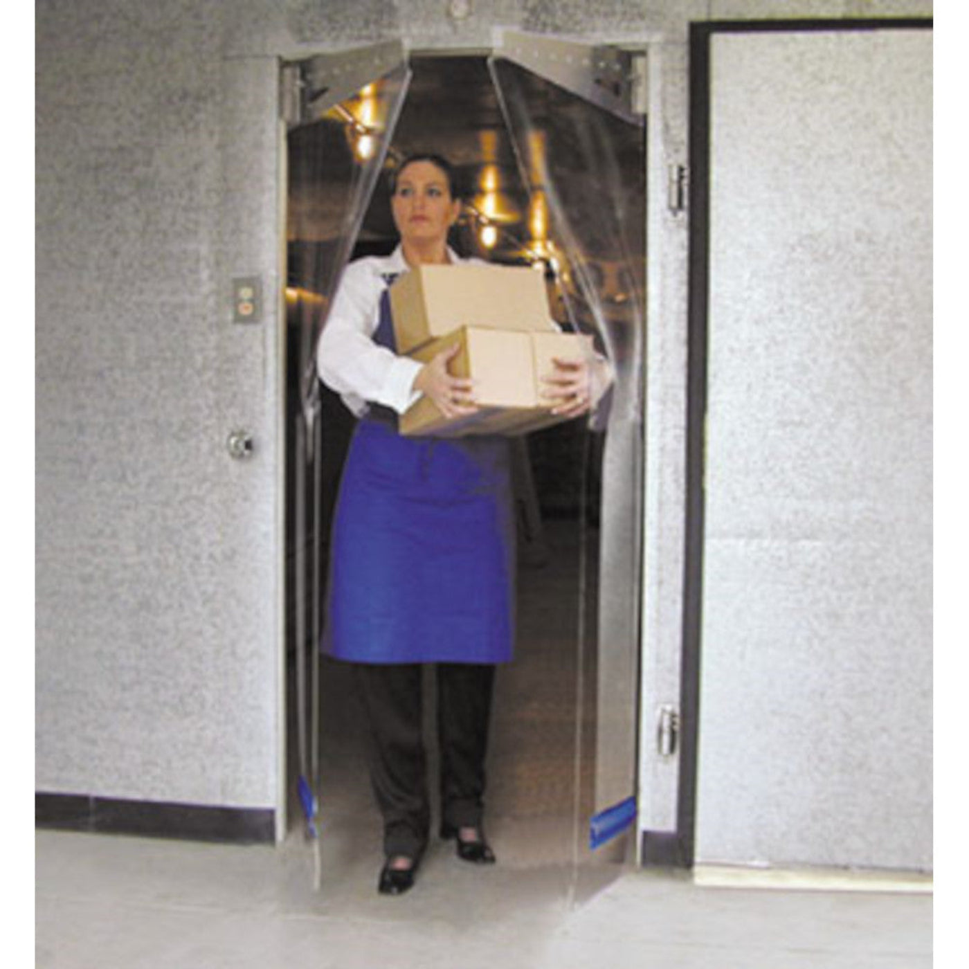 Curtron PP-C-080-3496 Polar-Pro Flexible Swinging Walk-In Door 34"W x 96"H - CUPPC0803496