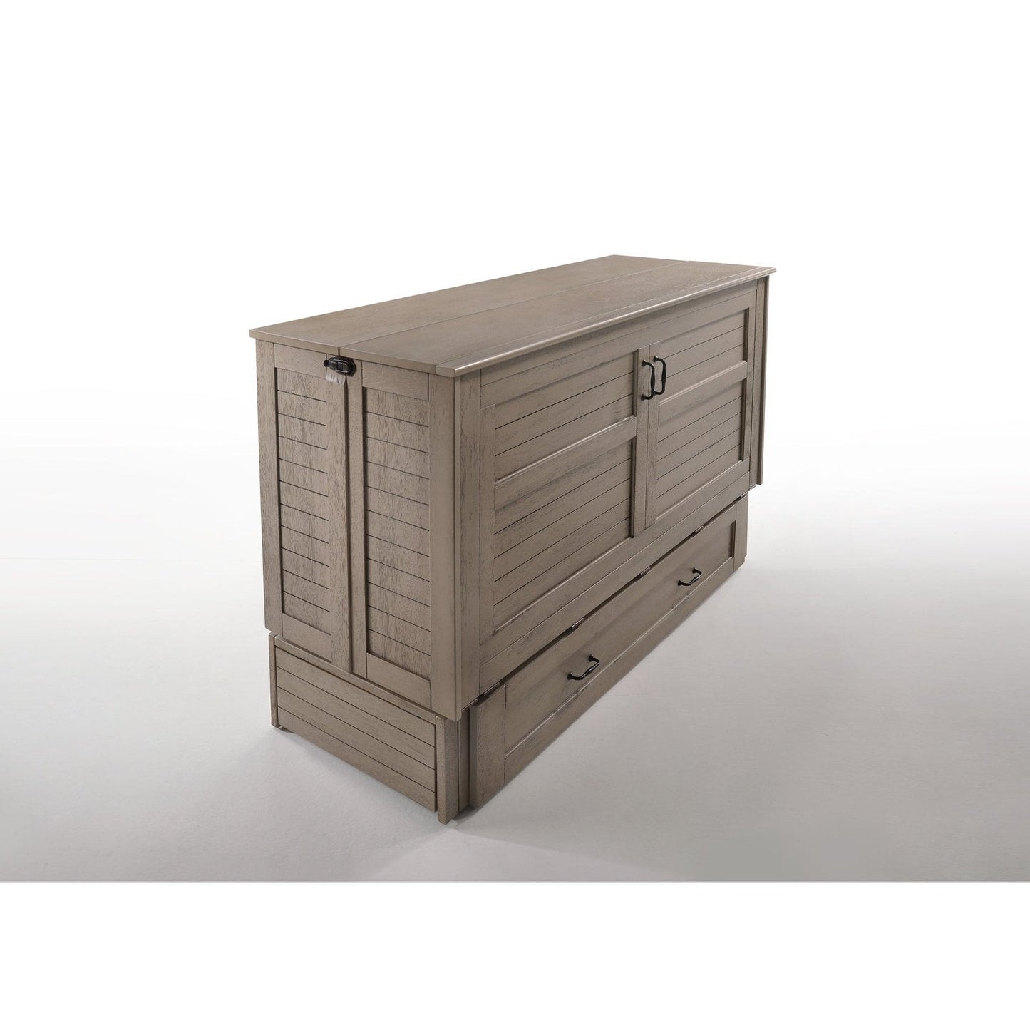 Night and Day Furniture Poppy Queen Murphy Cabinet Bed Complete - MUR-POP-QEN-BDR