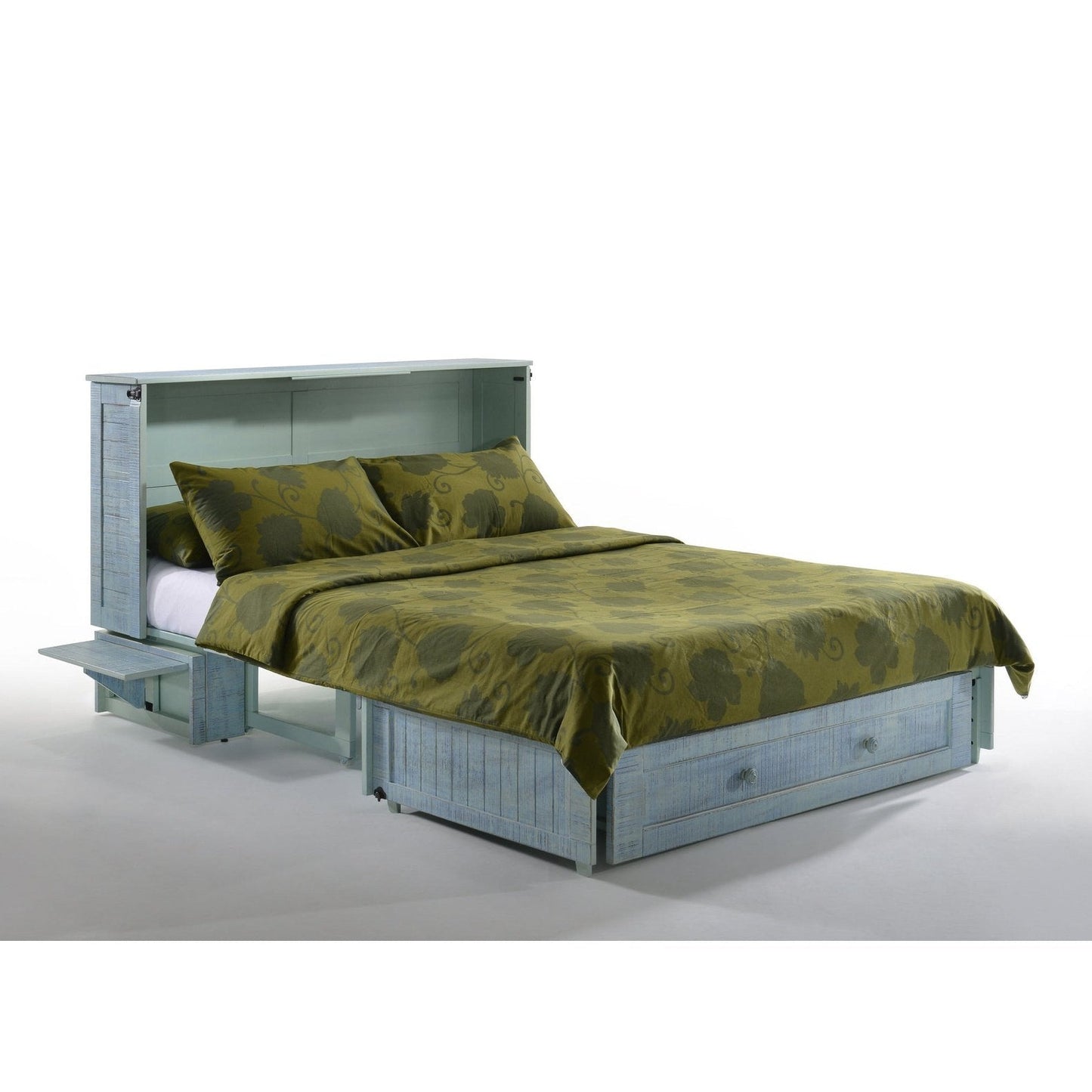 Night and Day Furniture Poppy Queen Murphy Cabinet Bed Complete - MUR-POP-QEN-BDR