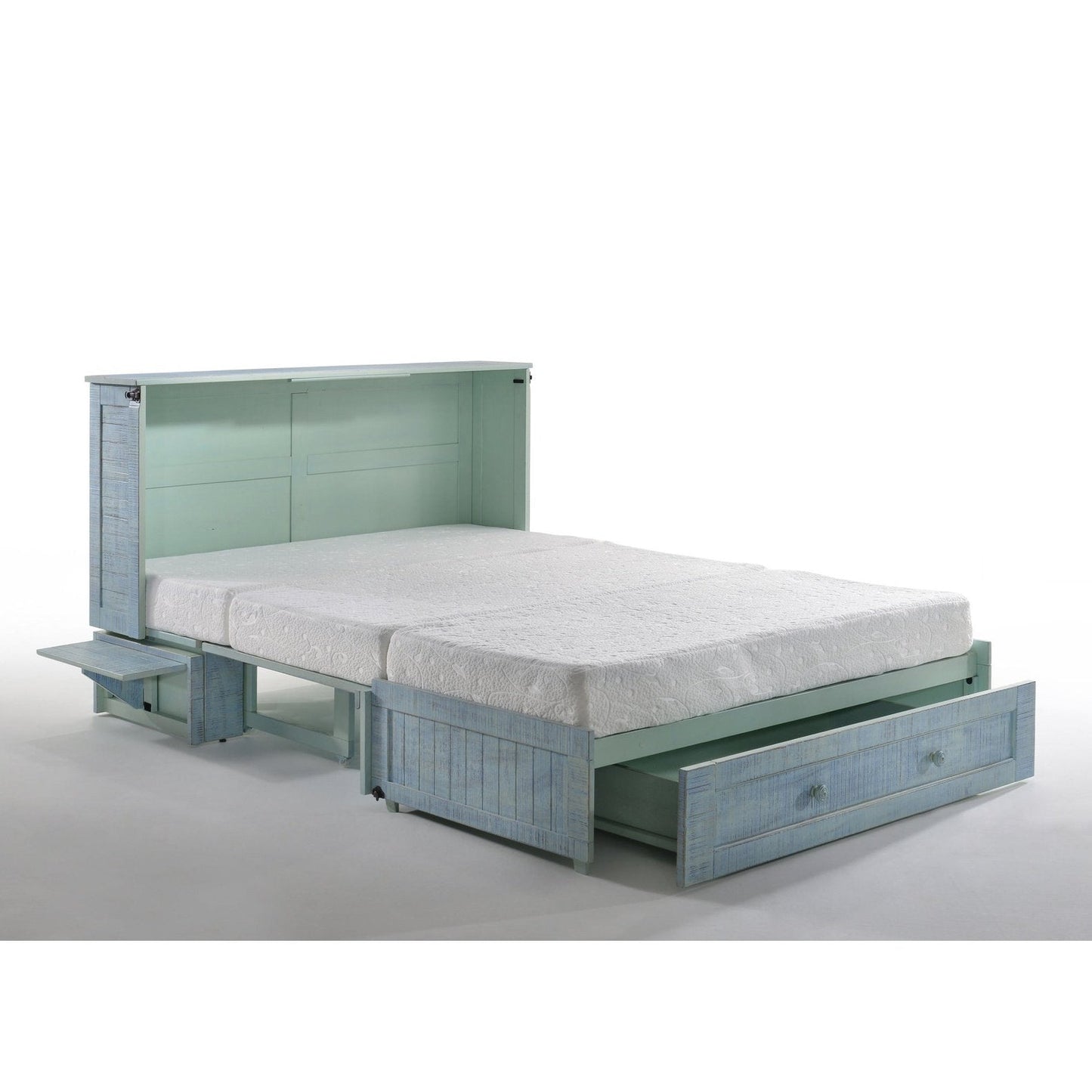 Night and Day Furniture Poppy Queen Murphy Cabinet Bed Complete - MUR-POP-QEN-BDR