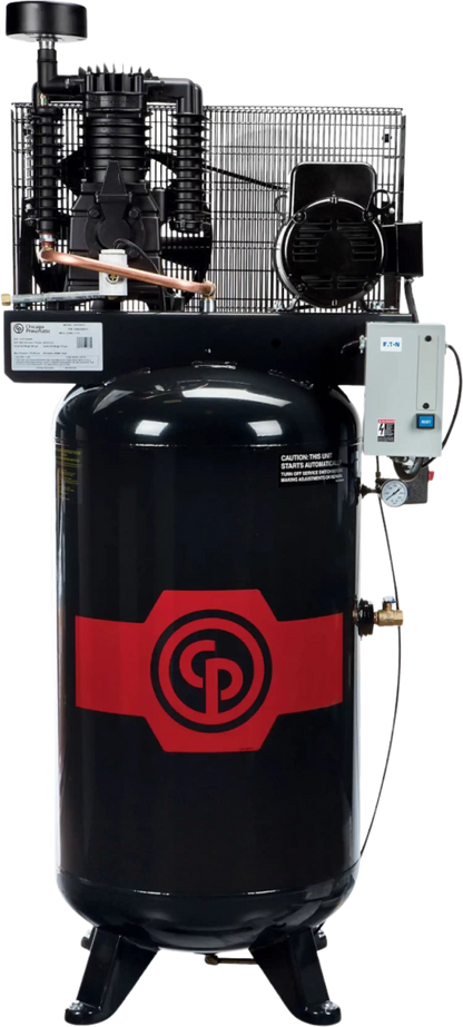 Chicago Pneumatic RCP-583V4 Air Compressor 5HP 80 Gal. Two Stage 3-Phase 460V New - 2021119388