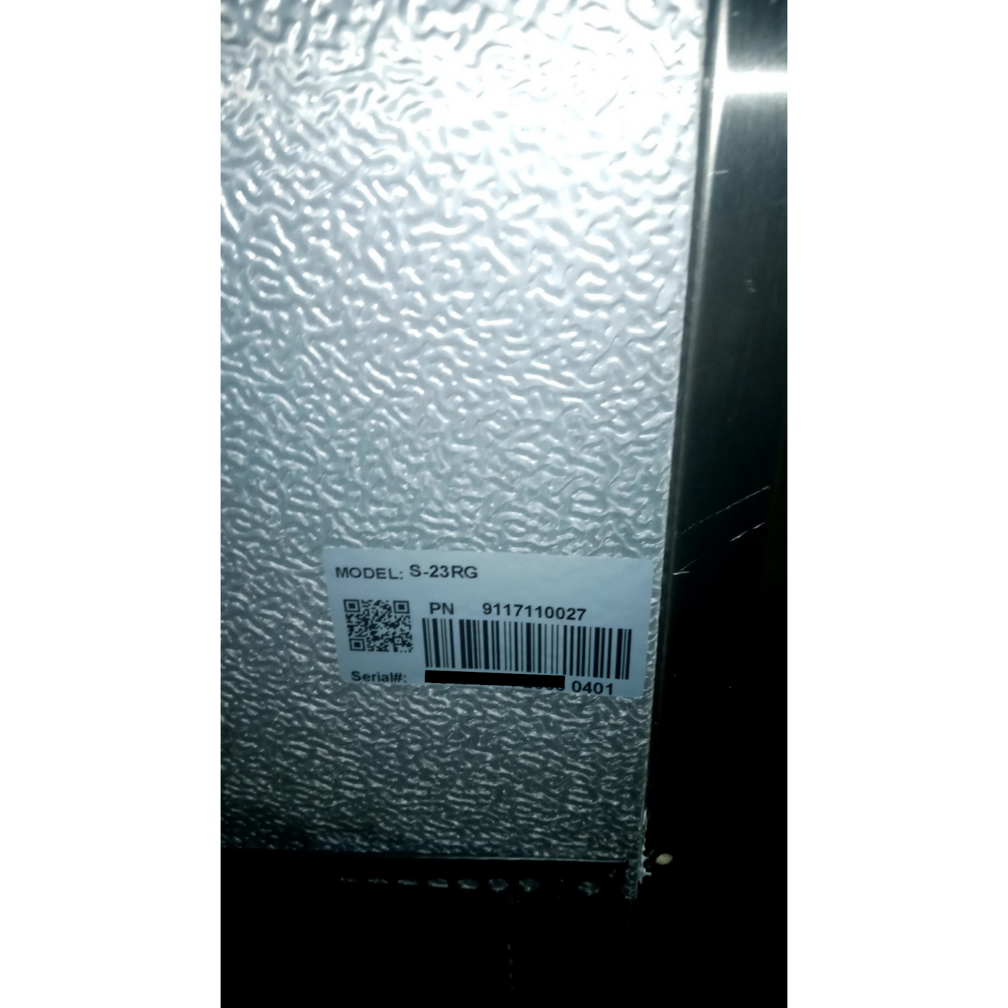 SABA S-23RG - One Glass Door Commercial Reach-In Cooler (1A)