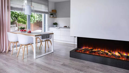 SimpliFire 55" Scion Trinity 3-Sided Linear Electric Fireplace - SF-SCT55-BK