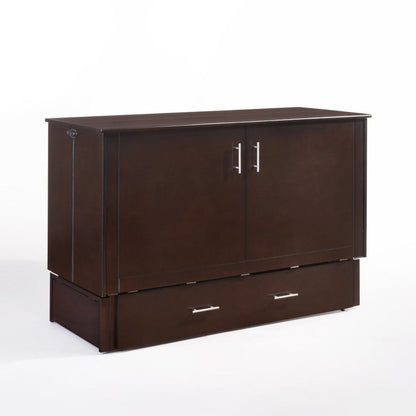 Night and Day Furniture Sagebrush Queen Murphy Cabinet Bed Complete - MUR-SAGB-QEN-STW