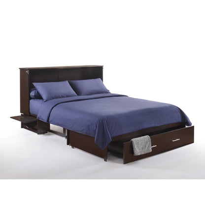 Night and Day Furniture Sagebrush Queen Murphy Cabinet Bed Complete - MUR-SAGB-QEN-STW