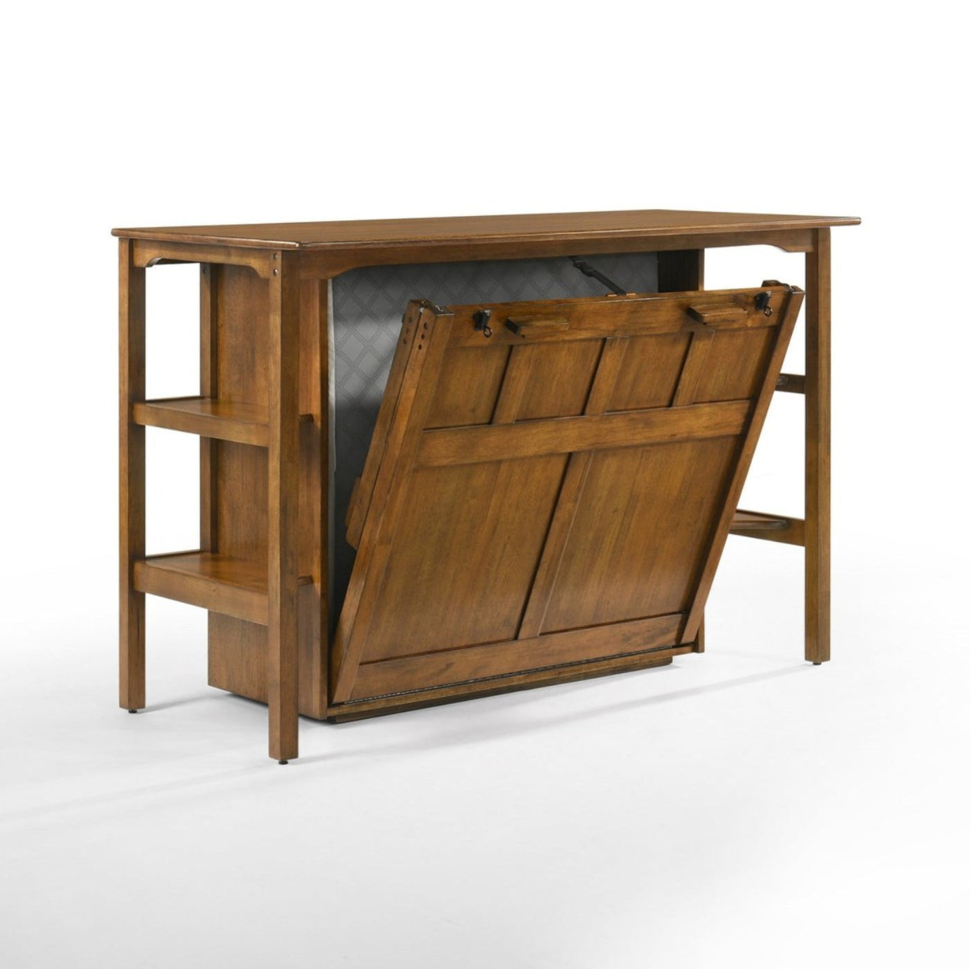 Night and Day Furniture Siesta Desk Twin Murphy Cabinet Bed Complete - STA-DESKB-CHO