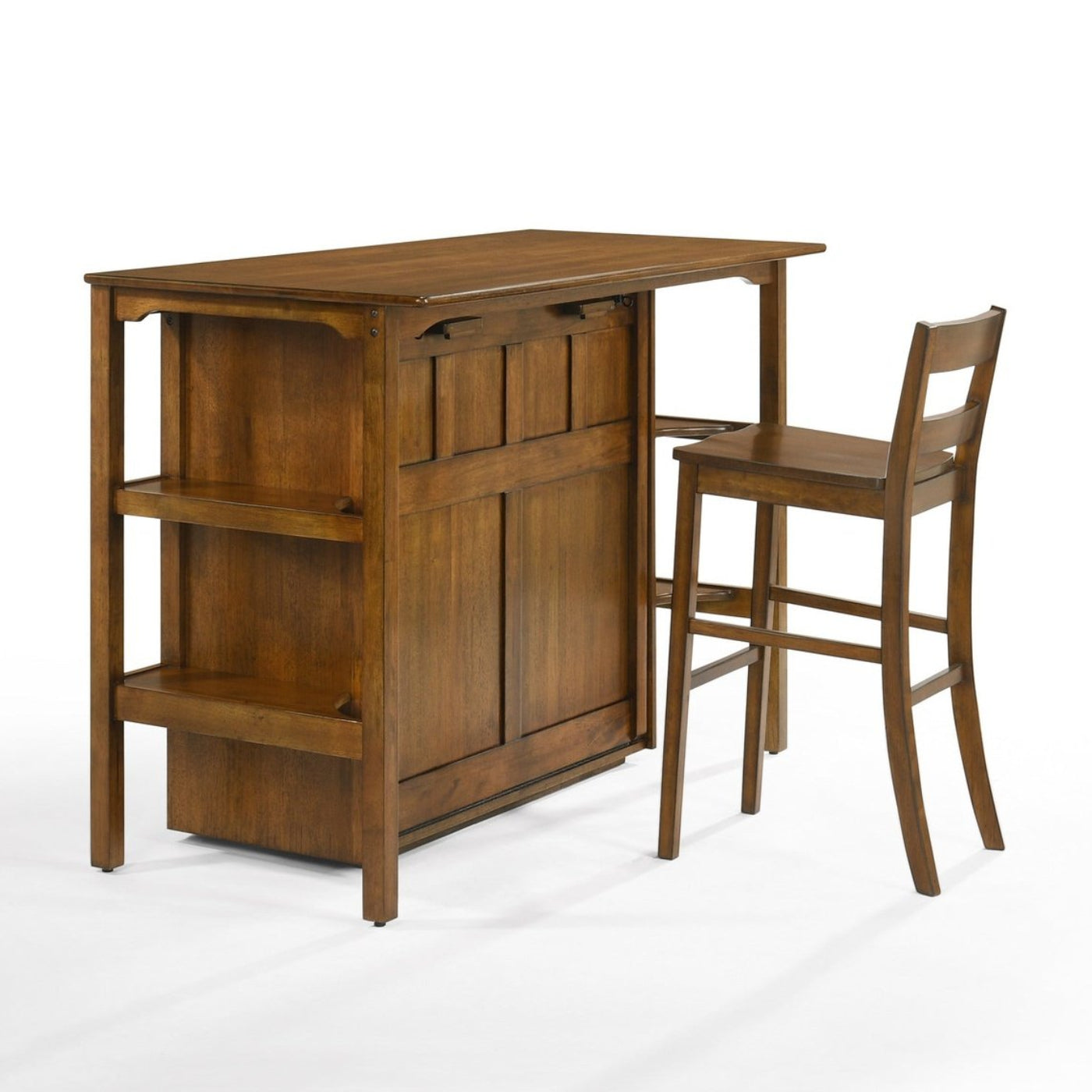Night and Day Furniture Siesta Desk Twin Murphy Cabinet Bed Complete - STA-DESKB-CHO
