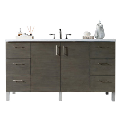James Martin Vanities Metropolitan 60" Single Vanity -  850-V60S-SOK-3CAR