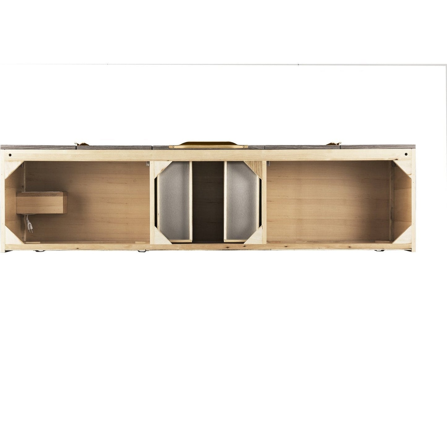 James Martin Vanities Mercer Island 72" Single Vanity - 389-V72S-AGR-G-DGG