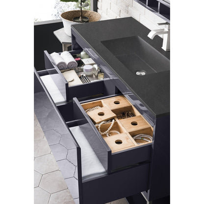 James Martin Vanities Milan 47.3" Single Vanity Cabinet - 801V47.3GWRGDCHB