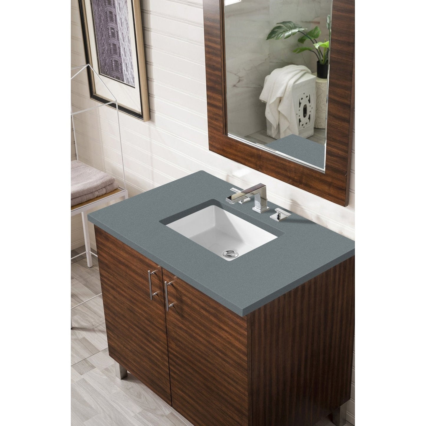 James Martin Vanities Metropolitan 36" Single Vanity - 850-V36-AWT-3AF