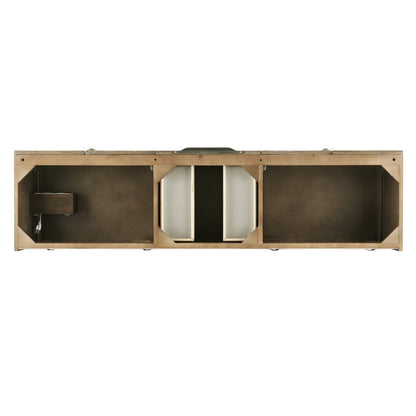 James Martin Vanities Mercer Island 72" Double Vanity - 389-V72D-AGR-G-DGG