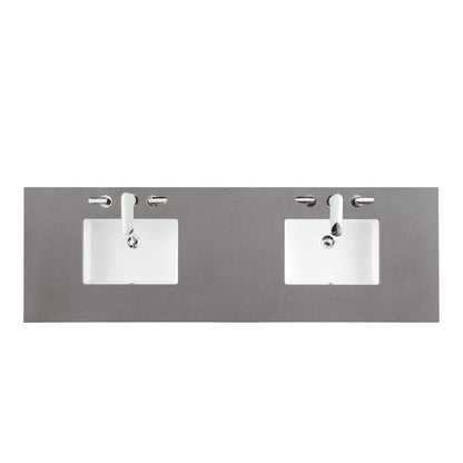 James Martin Vanities Mykonos 72" Double Vanity - 550-V72-CIN-3AF