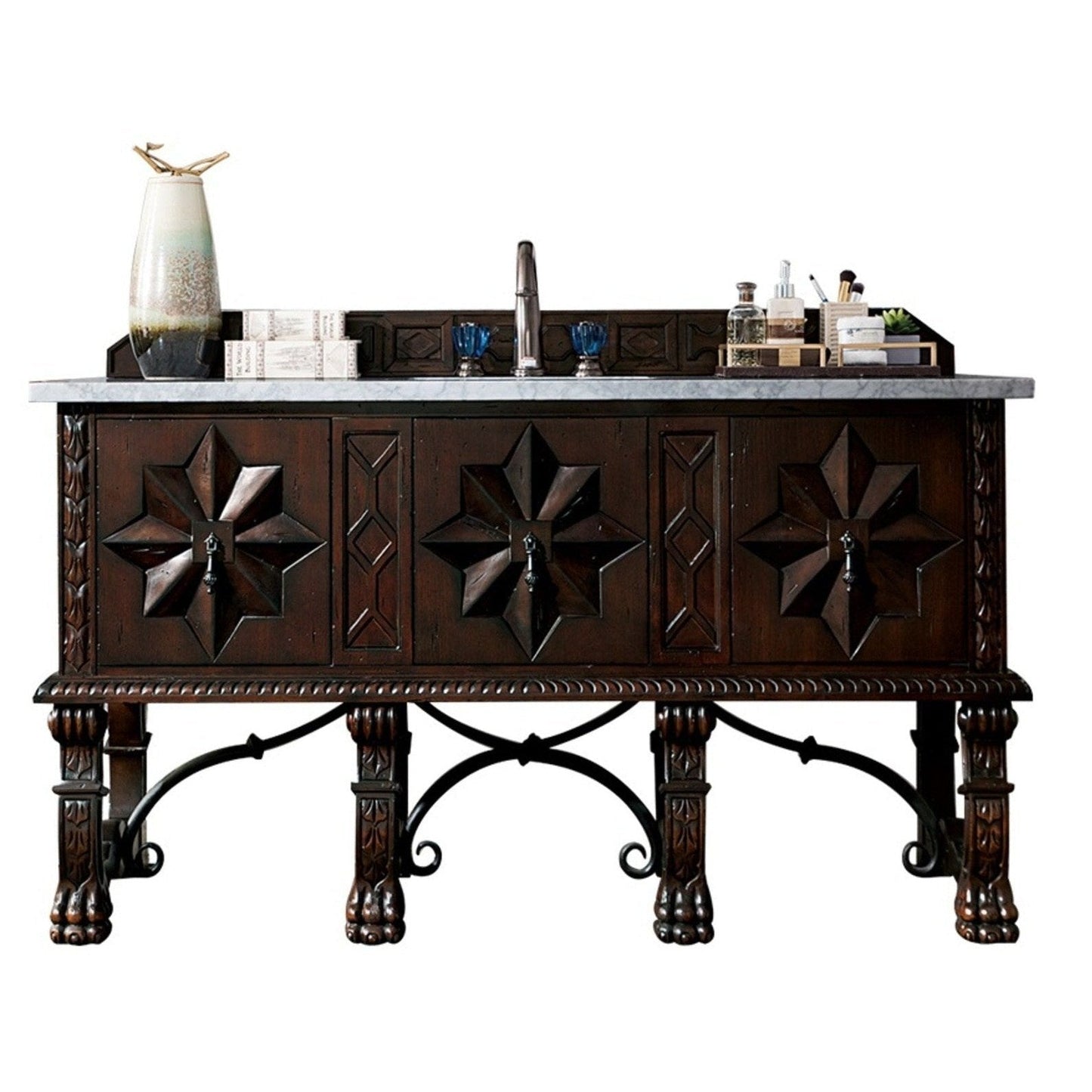 James Martin Vanities Balmoral 60" Single Vanity Cabinet - 150-V60S-ANW-3AF