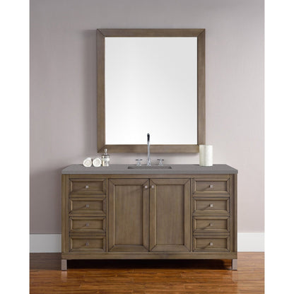 James Martin Vanities Chicago 60" Single Vanity - 305-V60S-WWW-3AF