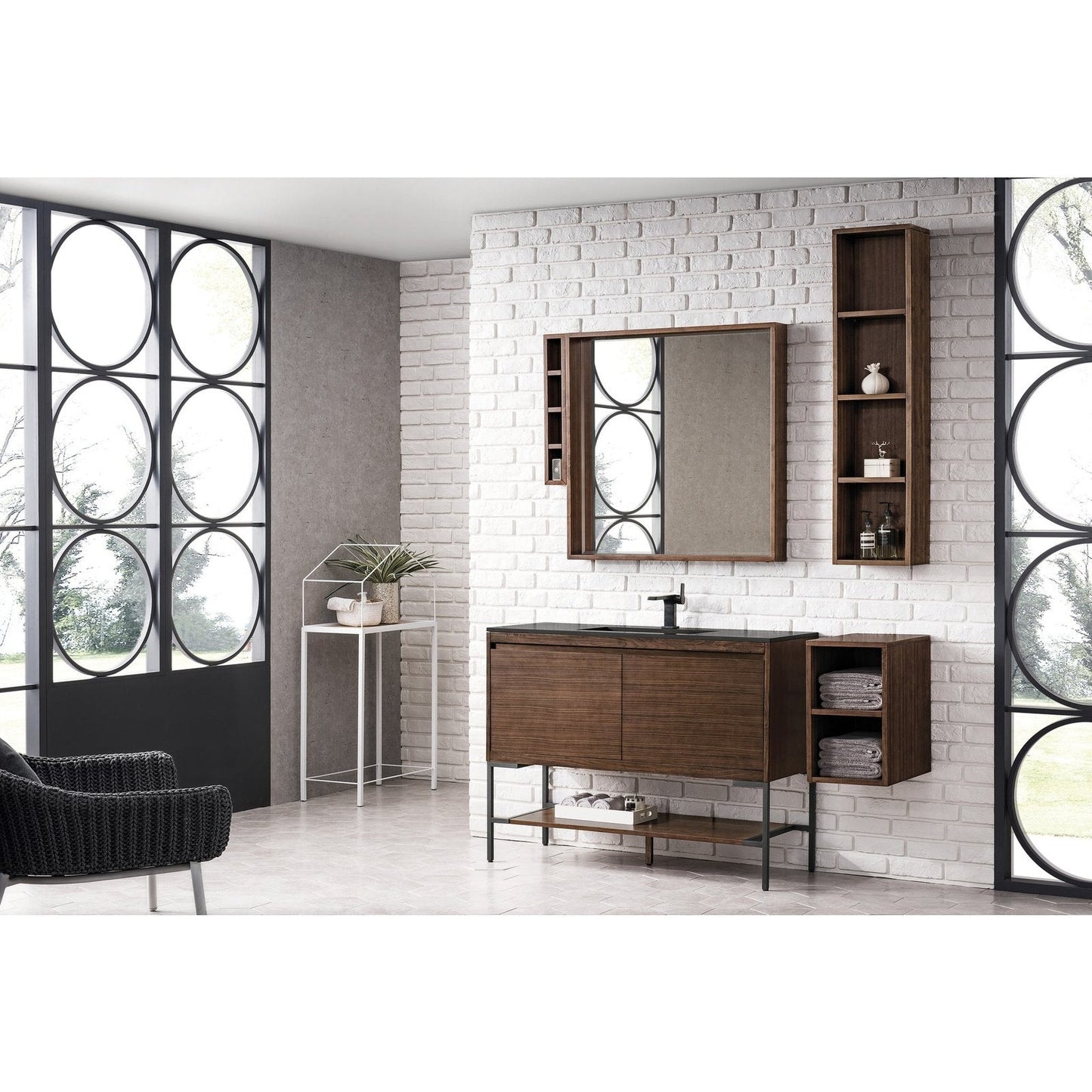James Martin Vanities Milan 47.3" Single Vanity Cabinet - 801V47.3GWRGDCHB