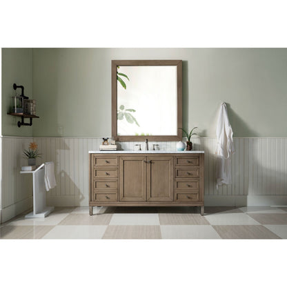 James Martin Vanities Chicago 60" Single Vanity - 305-V60S-WWW-3AF
