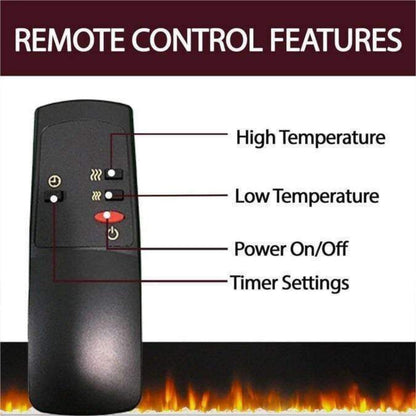 Cambridge Sorrento Electric Fireplace with Multi-Color LED Insert and 47 In. Entertainment Stand in Cherry - CAM5021-2CHRLED