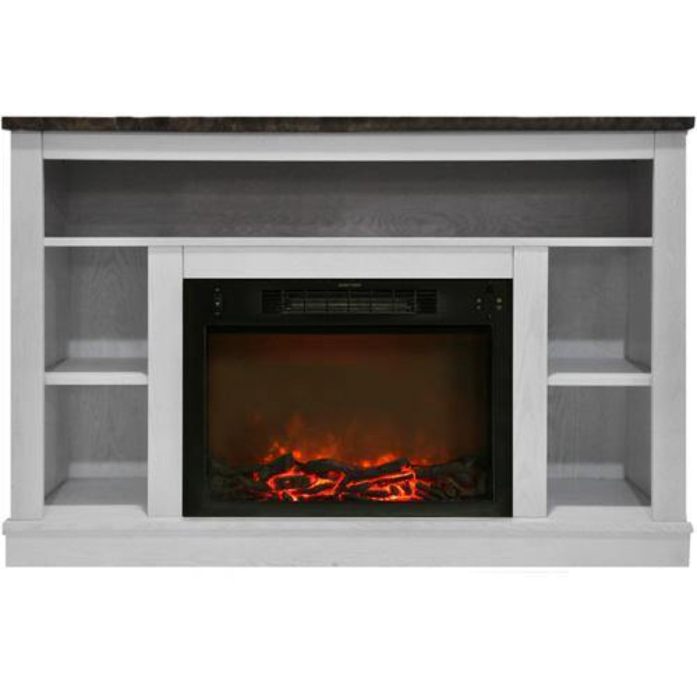 Cambridge 47 In. Electric Fireplace with Enhanced Log Insert - CAM5021-1CHRLG2