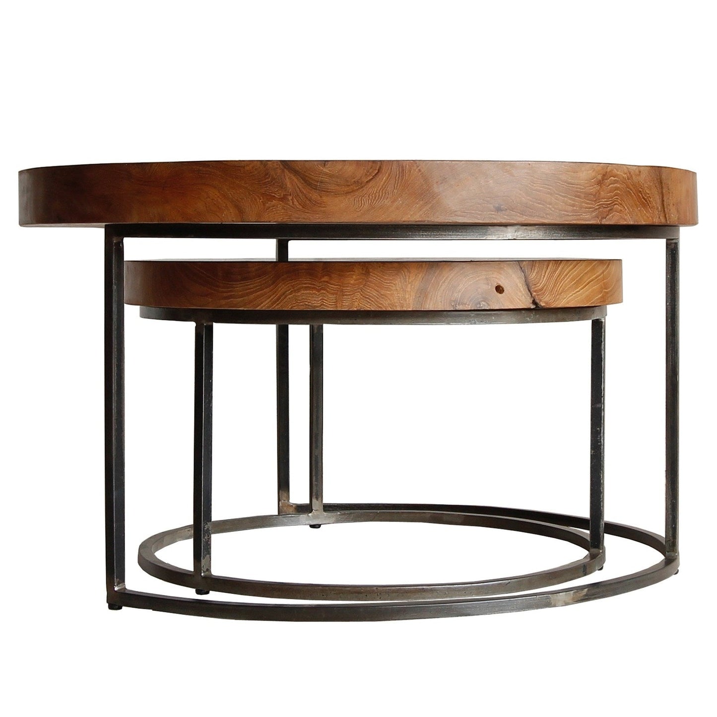 New Pacific Direct Otto Reclaimed Teak Root Coffee Table Set of 2 -  9600022