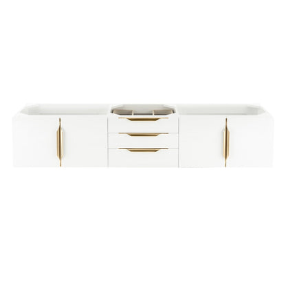 James Martin Vanities Mercer Island 72" Single Vanity - 389-V72S-AGR-G-DGG