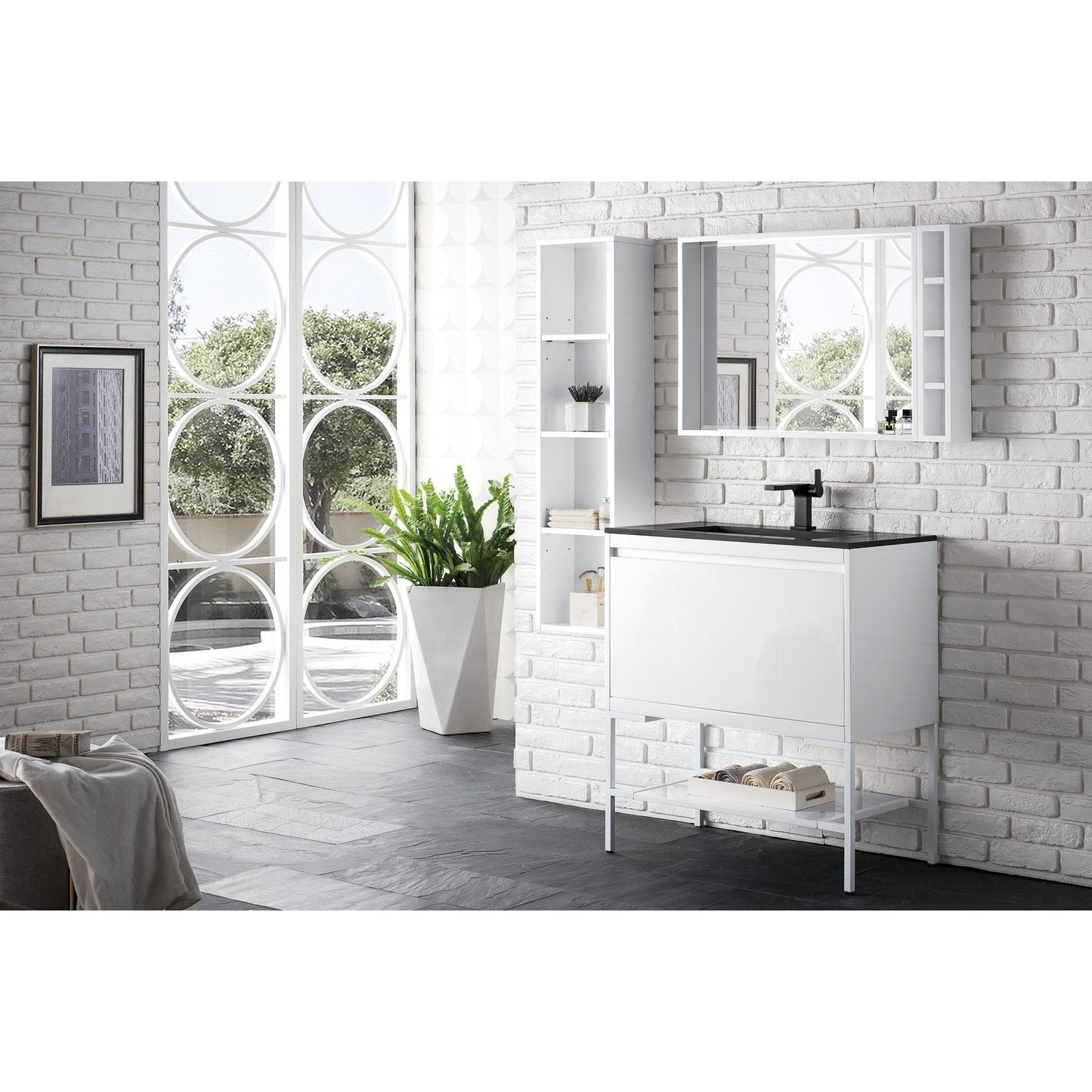 James Martin Vanities Milan 31.5" Single Vanity Cabinet - 801V31.5GWRGDCHB