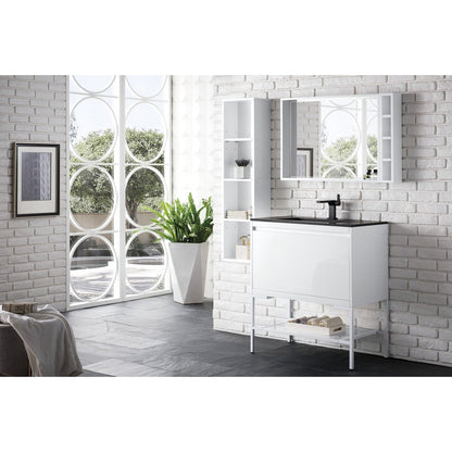 James Martin Vanities Milan 31.5" Single Vanity Cabinet - 801V31.5GWRGDCHB