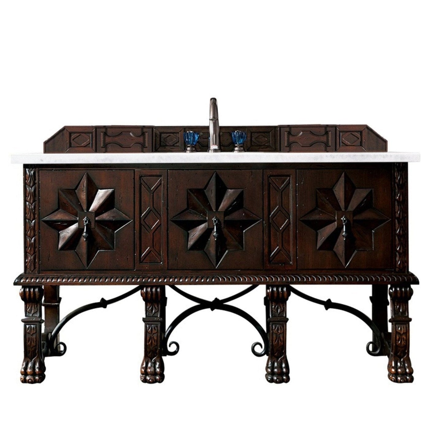 James Martin Vanities Balmoral 60" Single Vanity Cabinet - 150-V60S-ANW-3AF