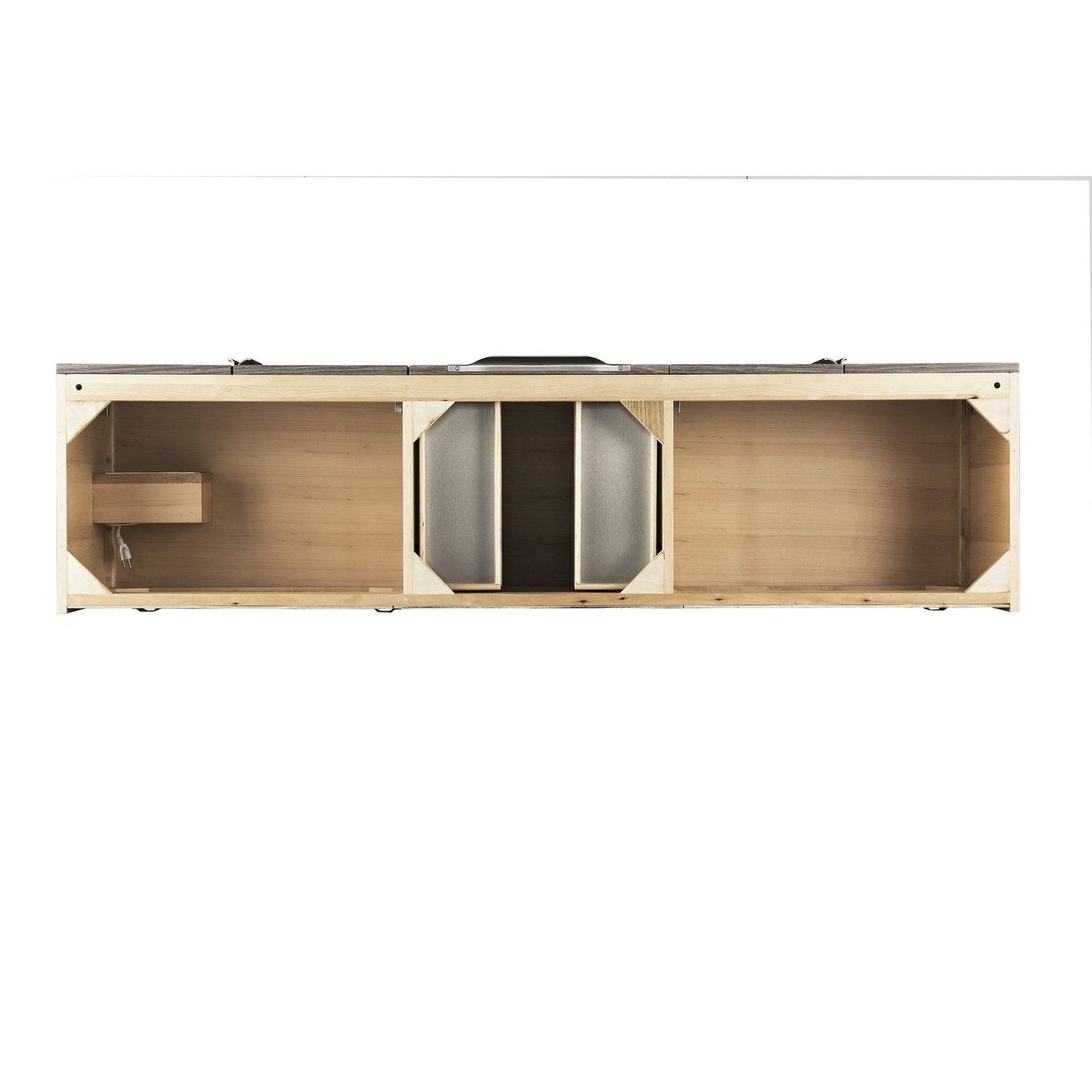 James Martin Vanities Columbia 72" Double Vanity - 388-V72D-AGR-MB-DGG