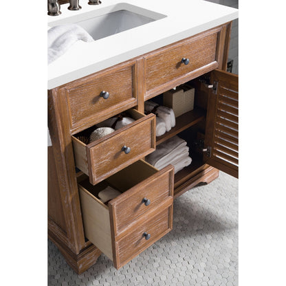 James Martin Vanities Savannah 36" Driftwood Single Vanity - 238-104-5511-3AF