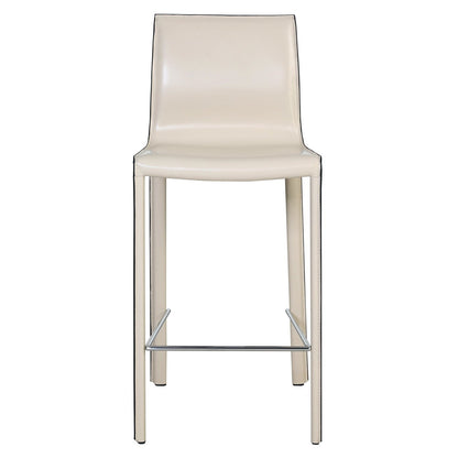 New Pacific Direct Gervin Recycled Leather Counter Stool, (Set of 2) -  448526R-98