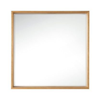 James Martin Vanities Milan 35.4" Square Cube Mirror - 803-M35.4-GW
