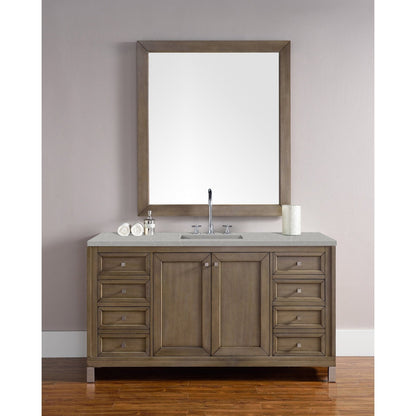 James Martin Vanities Chicago 60" Single Vanity - 305-V60S-WWW-3AF