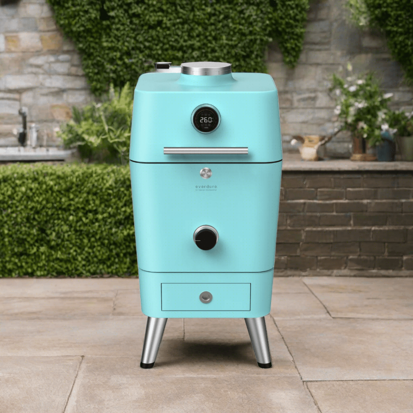 Everdure By Heston Blumenthal 4K 21-Inch Charcoal Grill & Smoker  - CE4KMUS