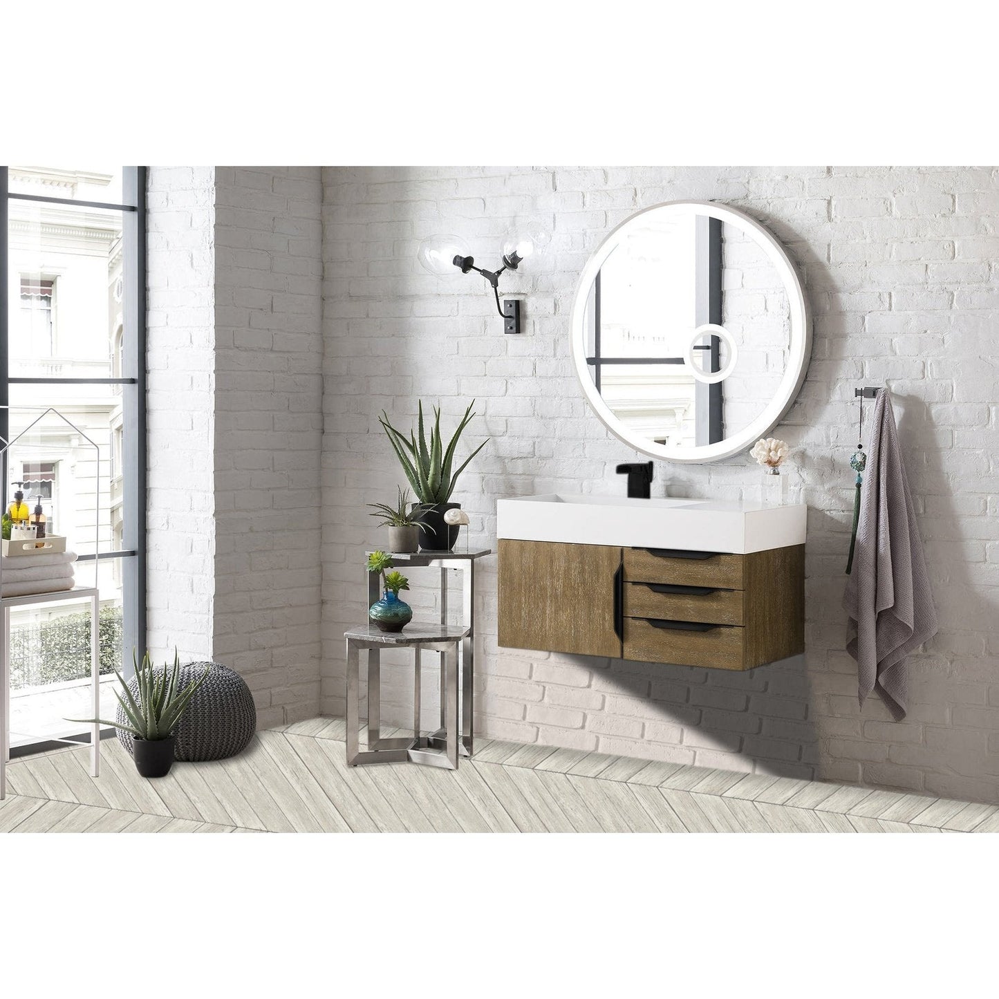 James Martin Vanities Mercer Island 36" Single Vanity - 389-V36-AGR-G-DGG