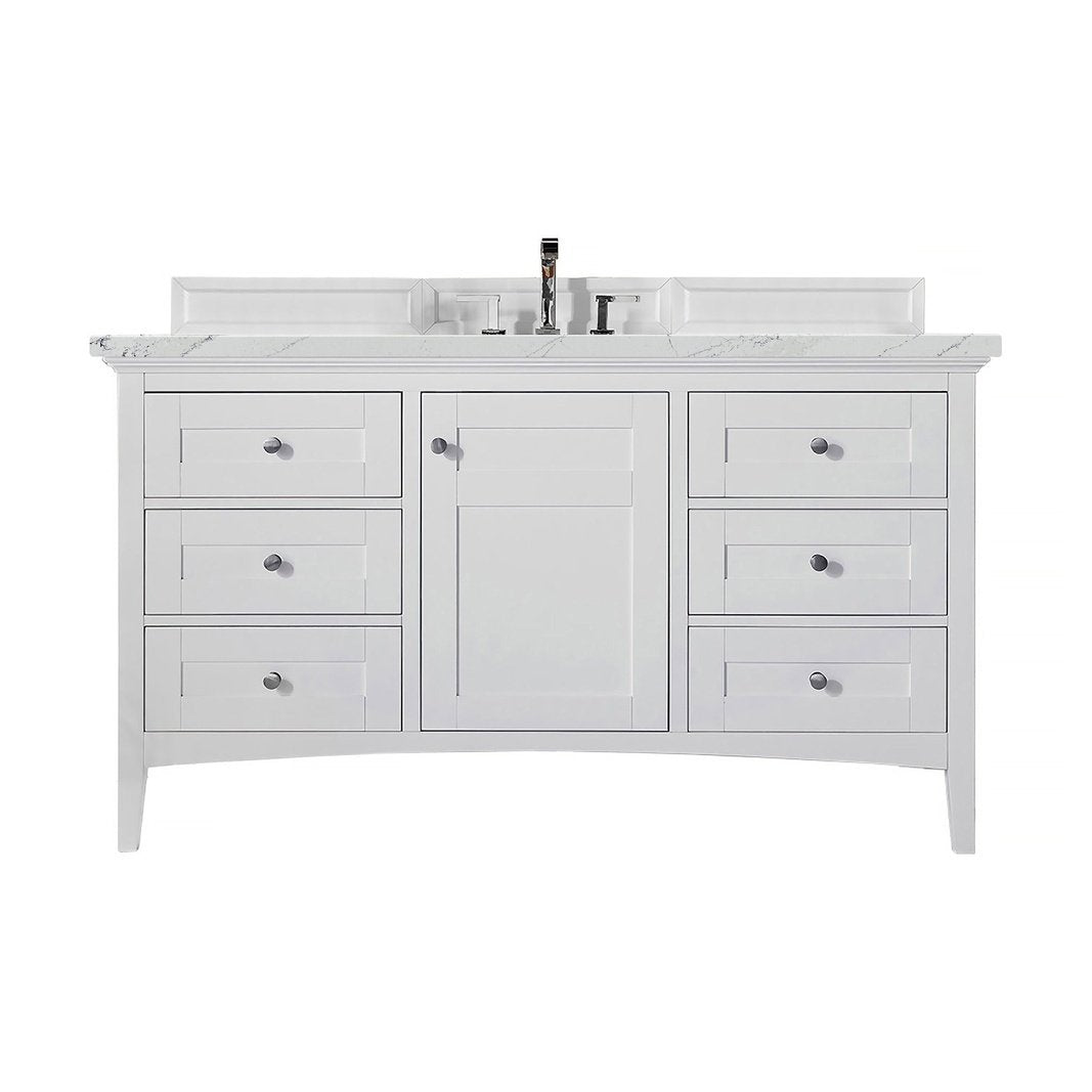James Martin Vanities Palisades 60" Single Vanity - 527-V60S-BW-3AF