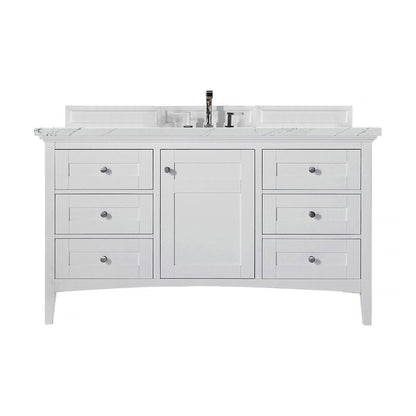 James Martin Vanities Palisades 60" Single Vanity - 527-V60S-BW-3AF