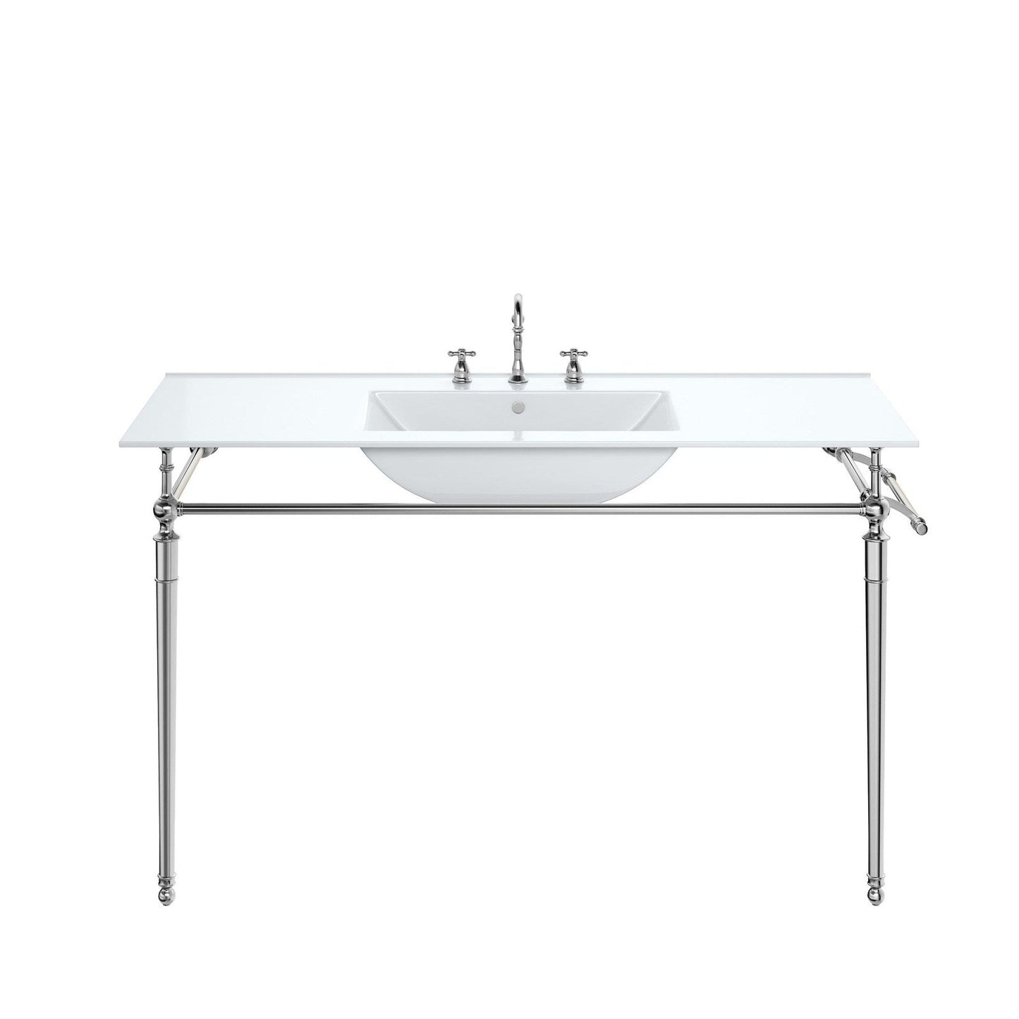 James Martin Vanities Westley 47.2" Single Sink and Console - 319V47.2BRSCRM