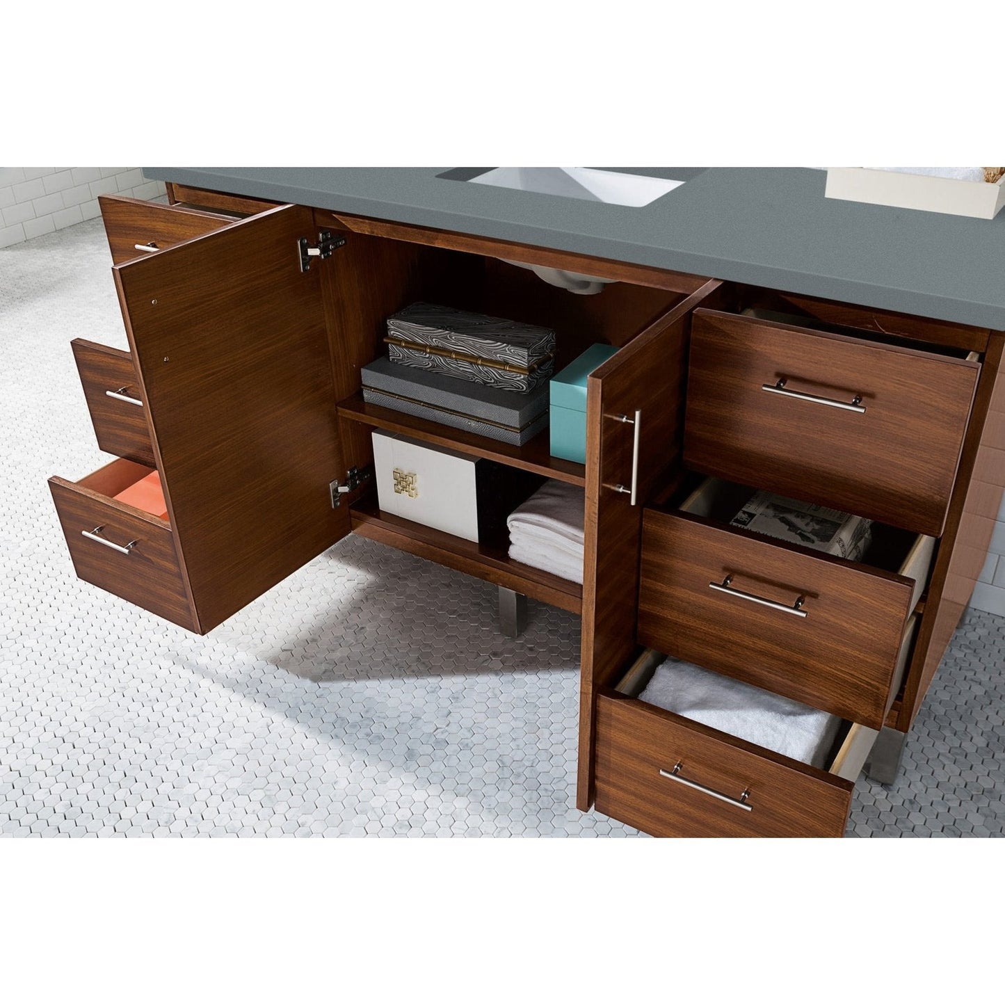 James Martin Vanities Metropolitan 60" Single Vanity -  850-V60S-SOK-3CAR