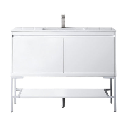 James Martin Vanities Milan 47.3" Single Vanity Cabinet - 801V47.3GWRGDCHB